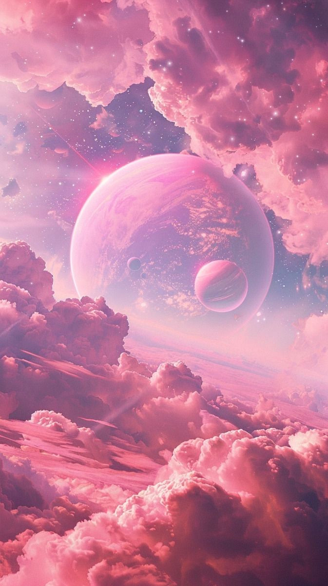 Rose Gold Paradise Found: Explore the Pink Planet