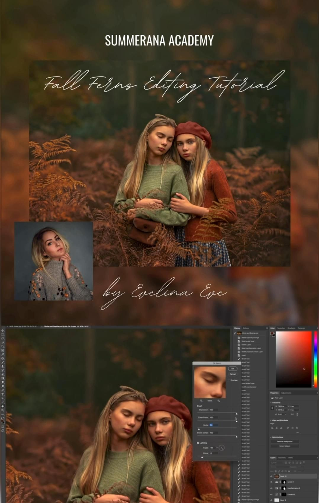 Easy Fall Backgrounds in Seconds with This Photoshop Hack!