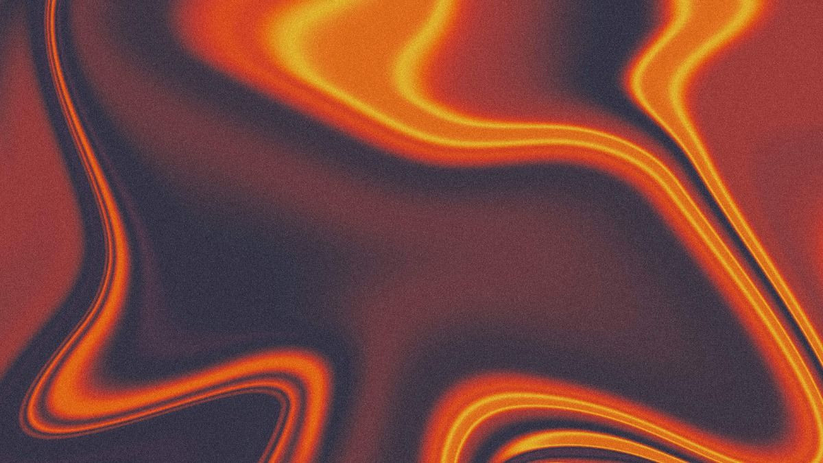 Vibrant Orange Ombre Art