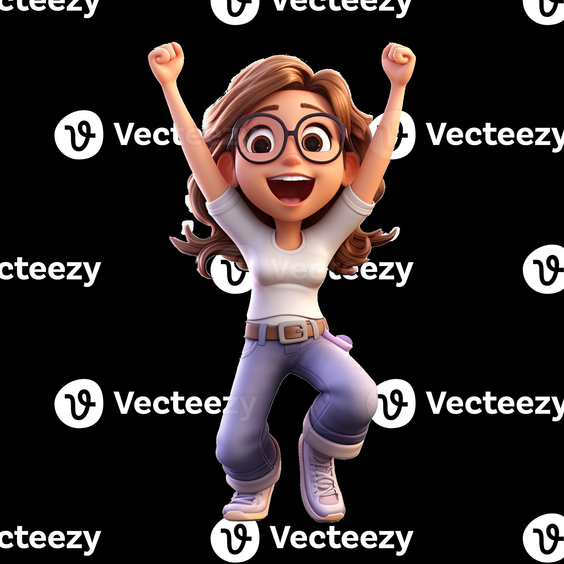 Vibrant Cartoons for Any Background