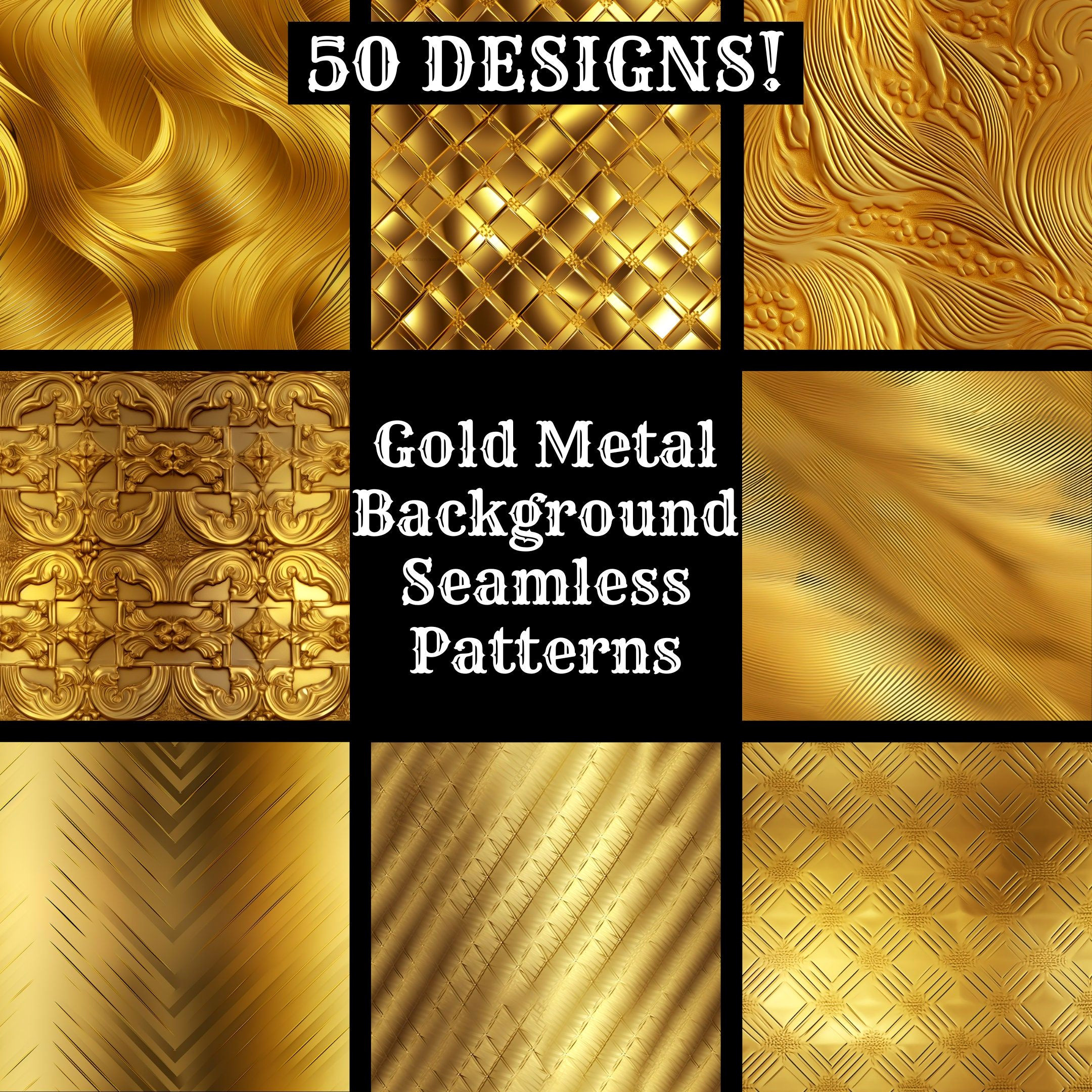 Gold Touch Texture: Elegant Scrapbook Designs