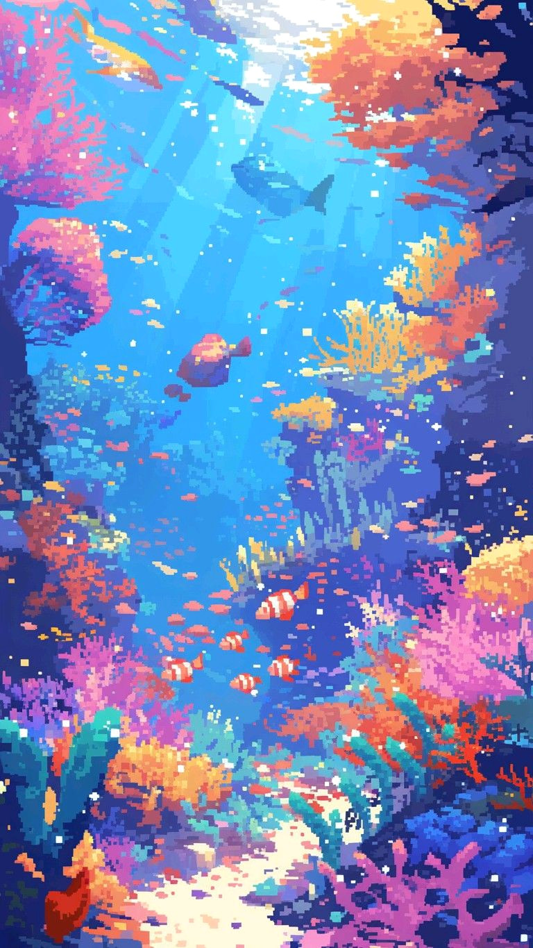 Dive into Ocean Bliss with these Epic Reef Wallpapers