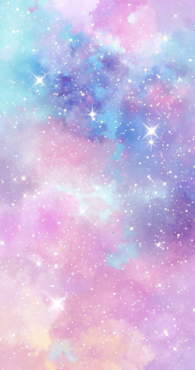 Rainbow Watercolor Glitter Background