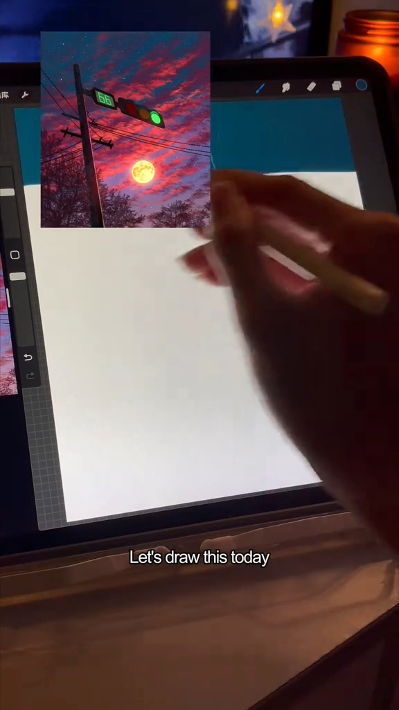 Draw a Magical Moonlit Scene in Procreate